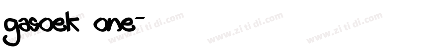 gasoek one字体转换